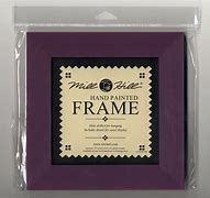 Mill Hill Matte Purple Hand Painted Frame Opening: 6" x 6"/15.2 cm x 15.2 cm GBFRM6